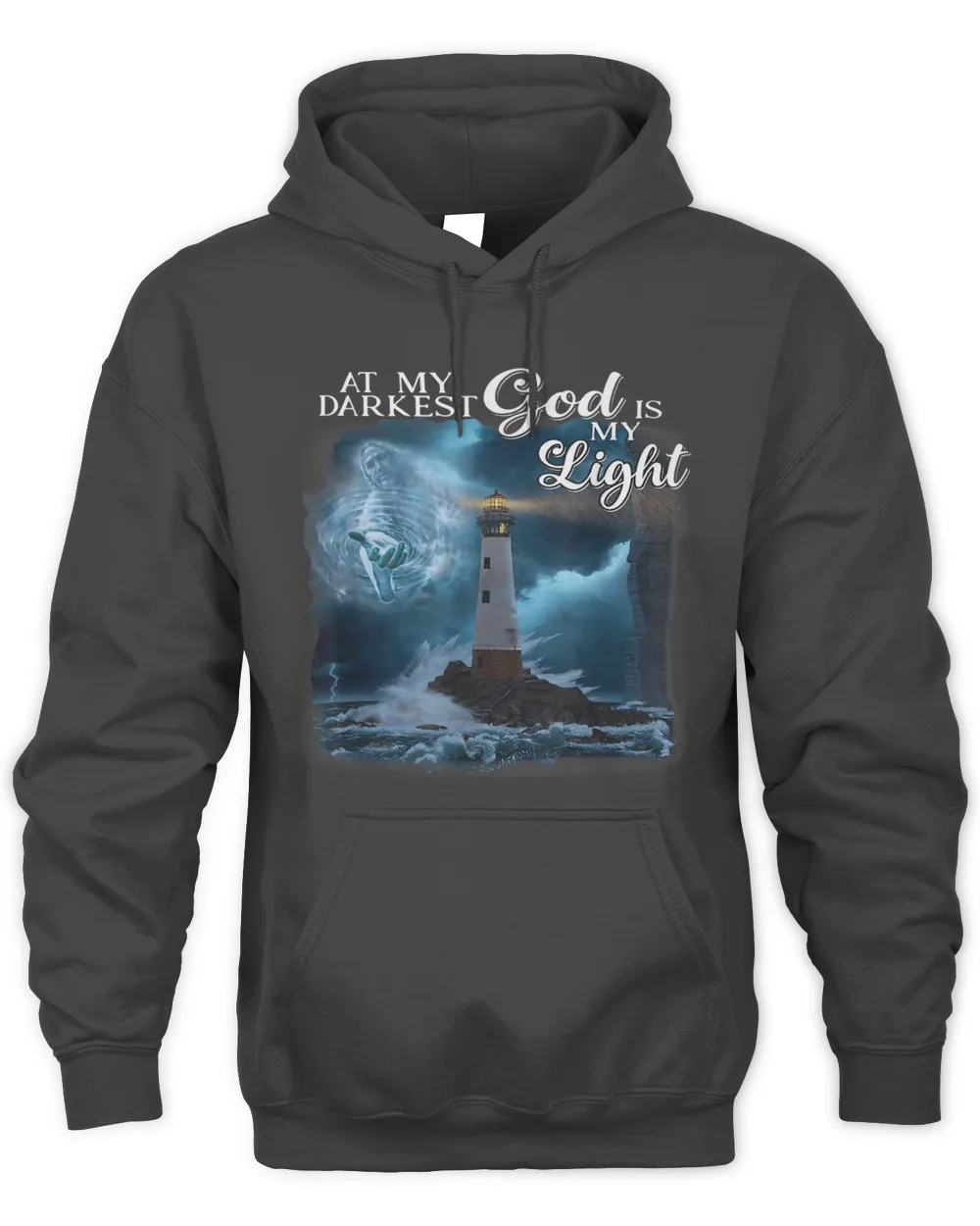 At My Darkest God Is My Light Motivational and Inspirational Christian Shirt, Religious Shirt, Jesus shirt, Christian Gift