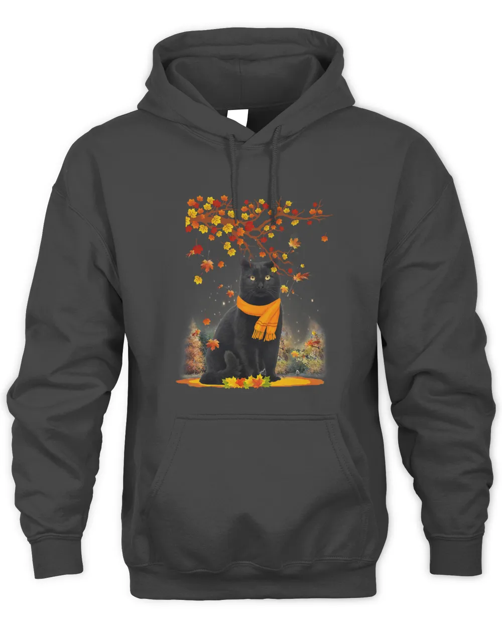 Cat Maple Tree Thanksgiving Day Cute Dog Fall39