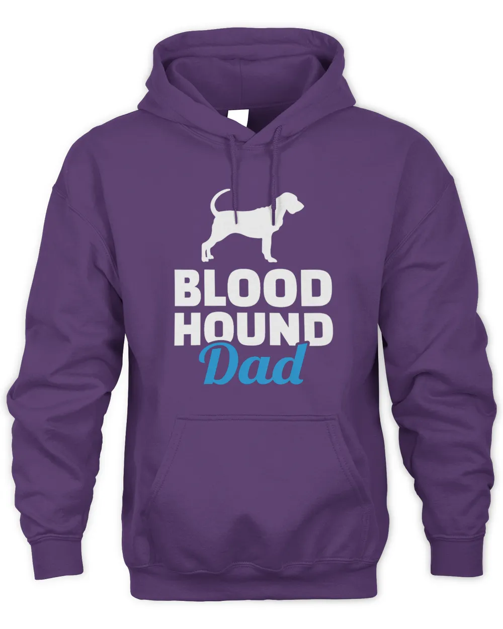 Womens Bloodhound dad V-Neck T-Shirt