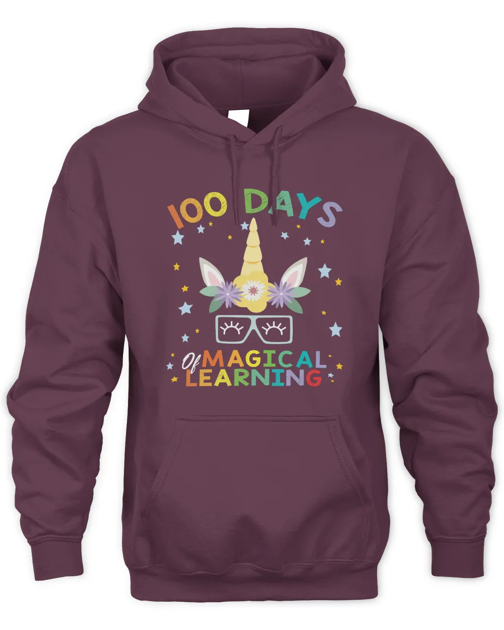 Teacher Teaching Lover Cute Unicorn 100 Days of Magical Learning 100th Day School 229