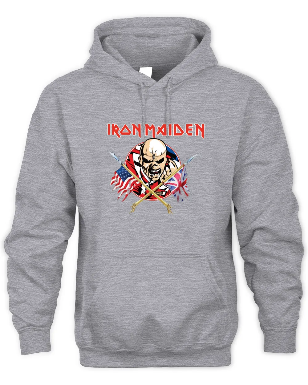 Iron Maiden Crossed Flags T-Shirt