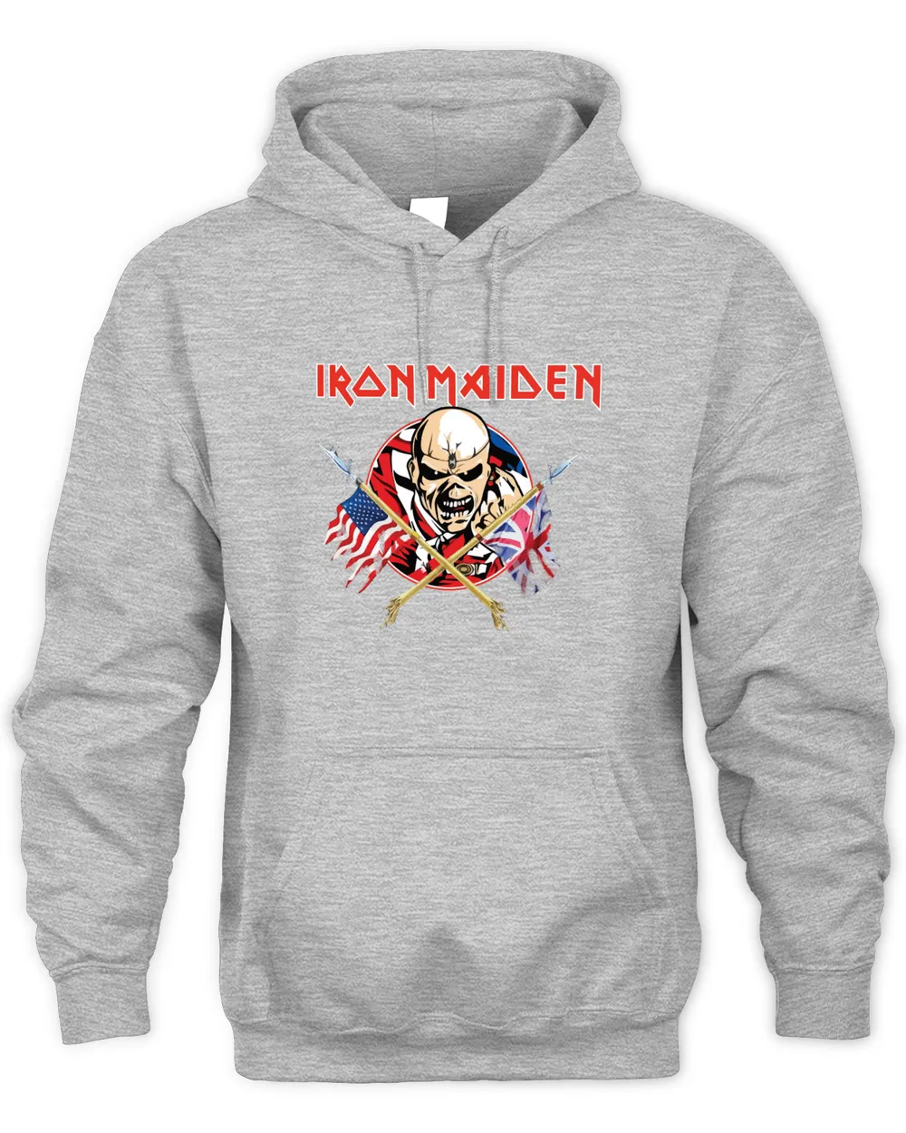 Iron Maiden Crossed Flags T-Shirt