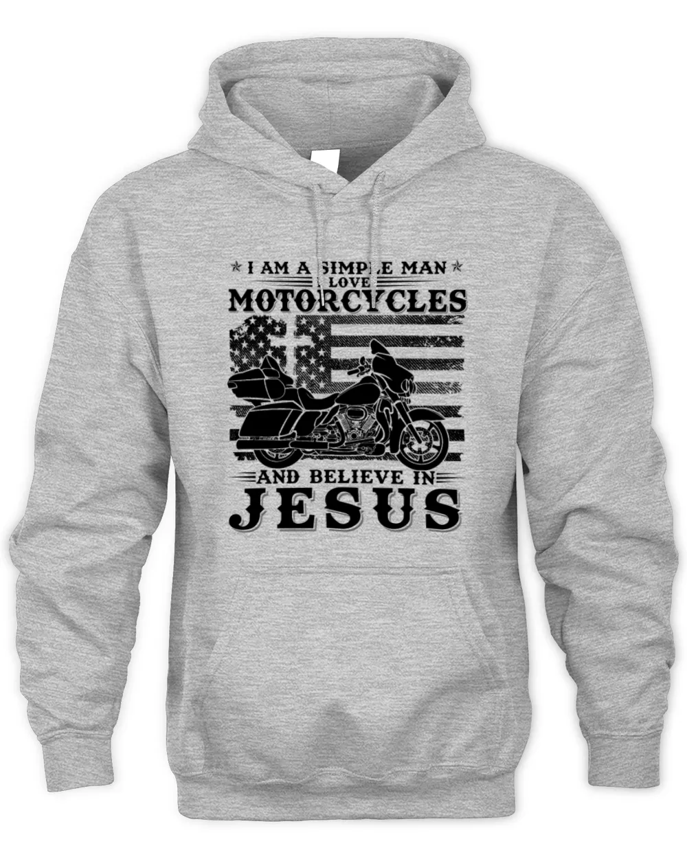 Simple man Love Motorcycles Believe Jesus Cruiser