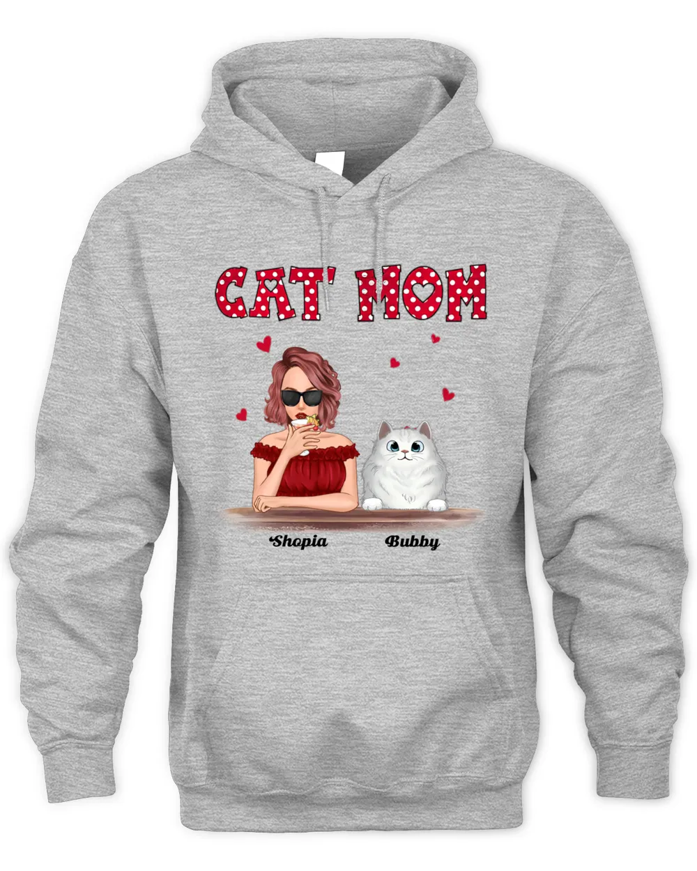 Personalized Cat Mom QTCAT030123A2