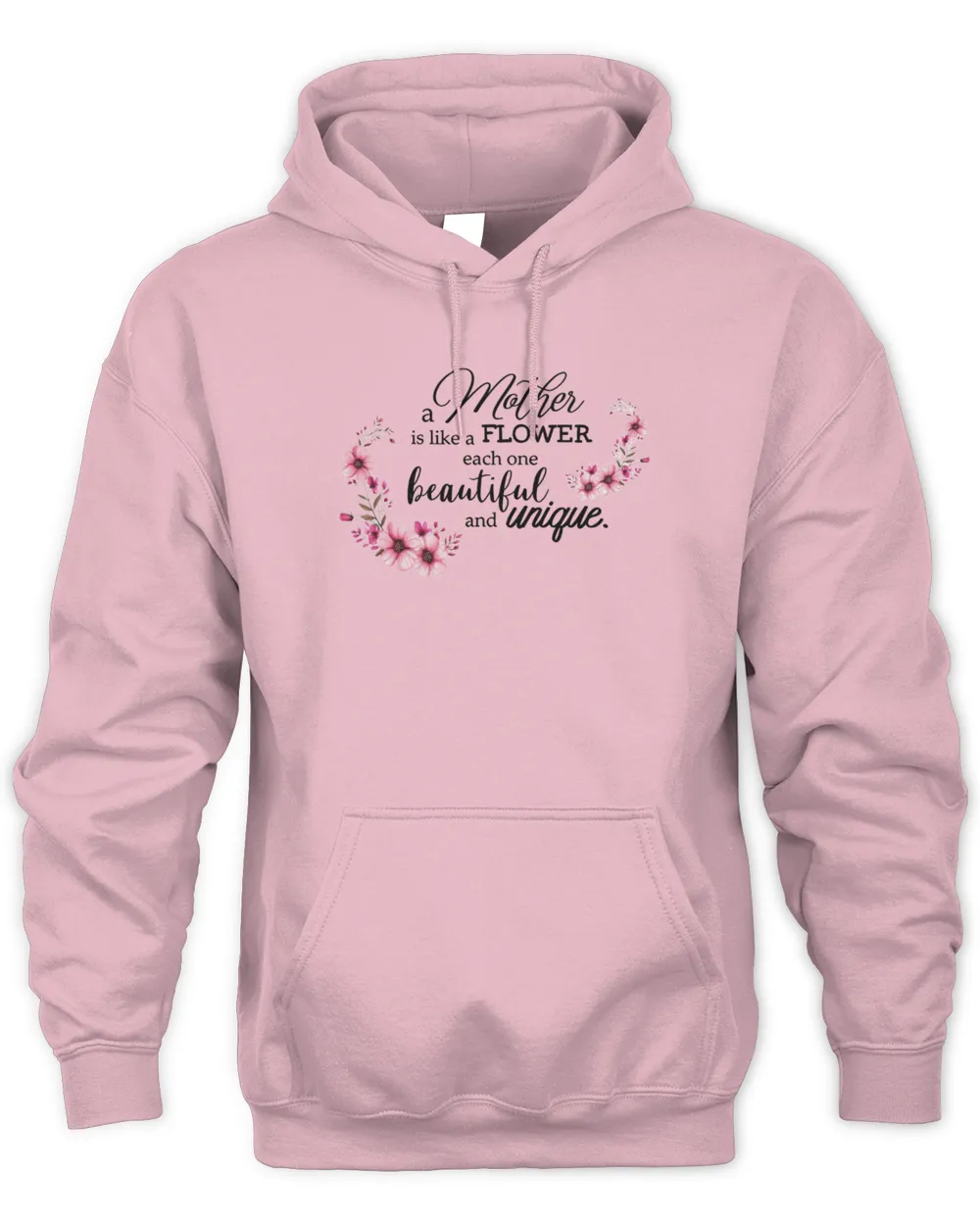 Pink Floral Frame Mother's Day Tee