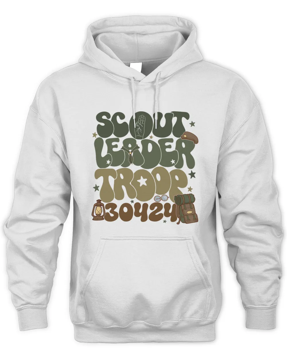 Scout Leader Troop Sweatshirt, Hoodies, Tote Bag, Canvas