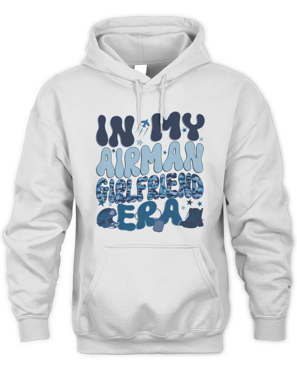 In My Airman Girlfriend Era Sweatshirt, Hoodies, Tote Bag, Canvas Unisex Hoodie white s