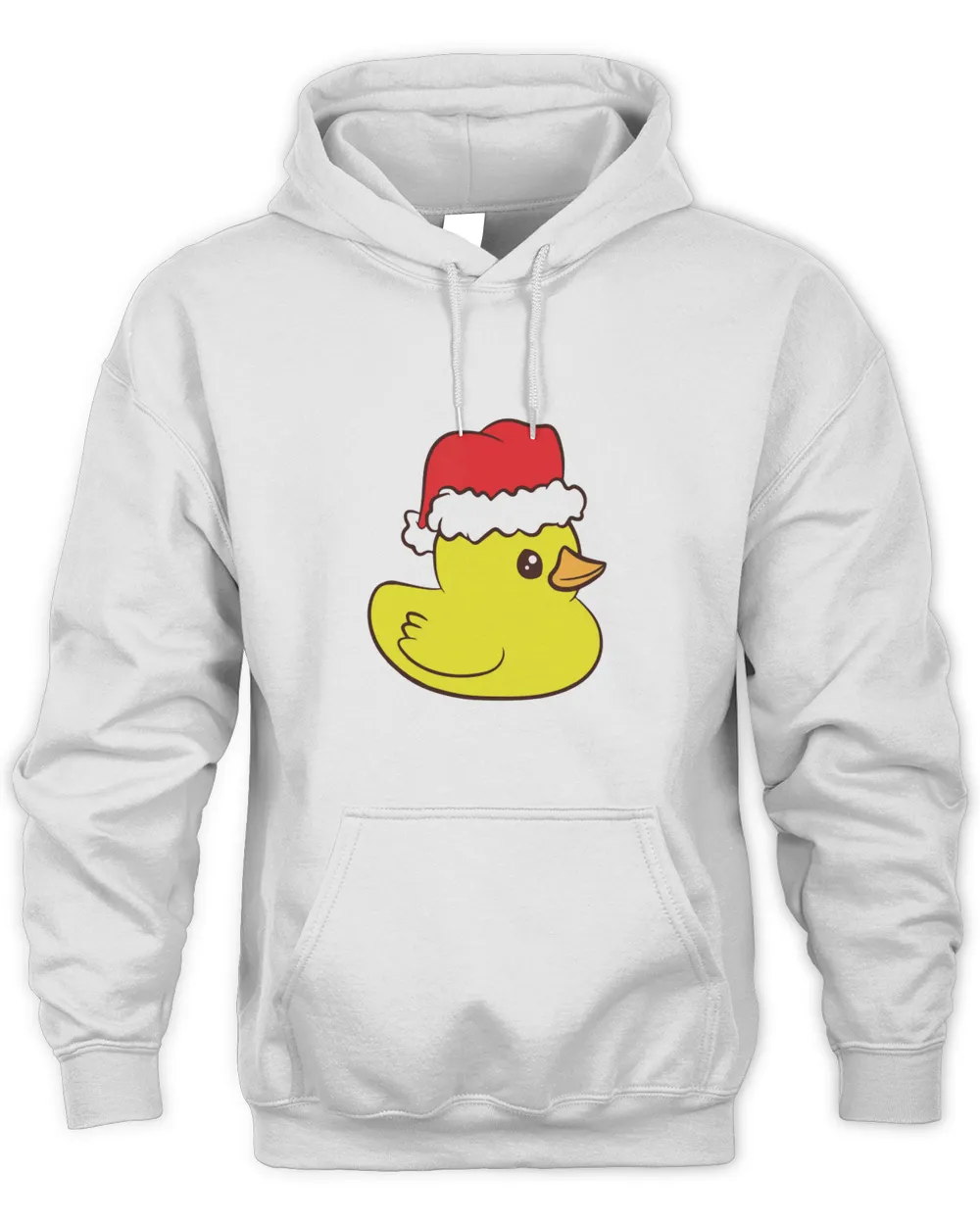 Funny Christmas Rubber Duck With Santa Hat Love Ru