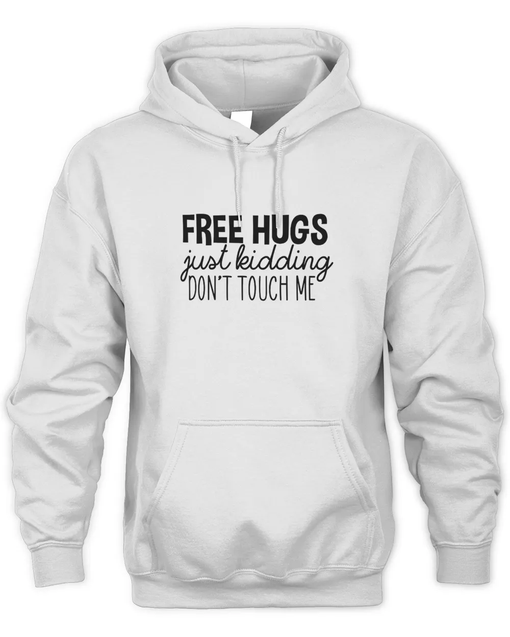 Free Hugs Just Kidding Shirt for Women, Cute Social Distancing T Shirt, Free Hugs Just Kidding Don't Touch Me T-Shirt, Funny Gift For Her