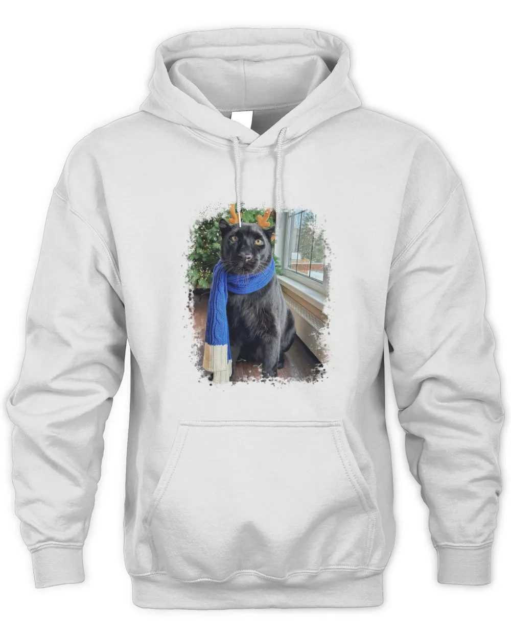 Luna The Panther is So Adorable 2 Unisex Hoodie white s