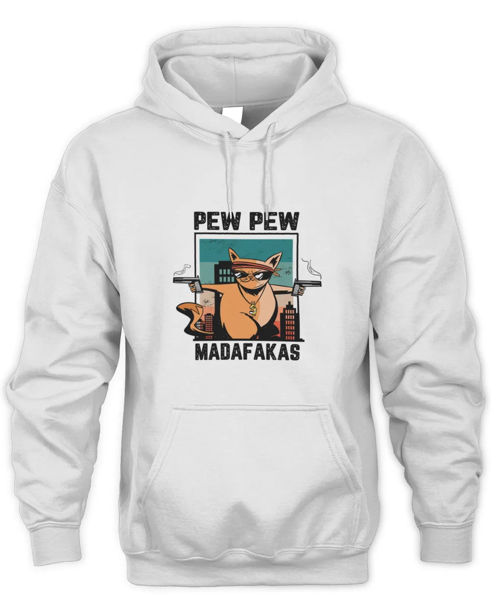 PEW PEW MADAFAKAS CRIMINAL CAT T-Shirt