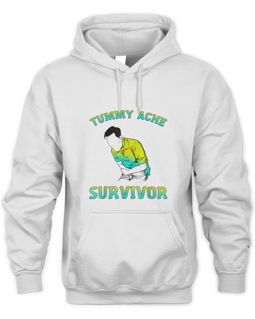 Men Tummy Ache Survivor is a great gift for all tummy ache people T-Shirt