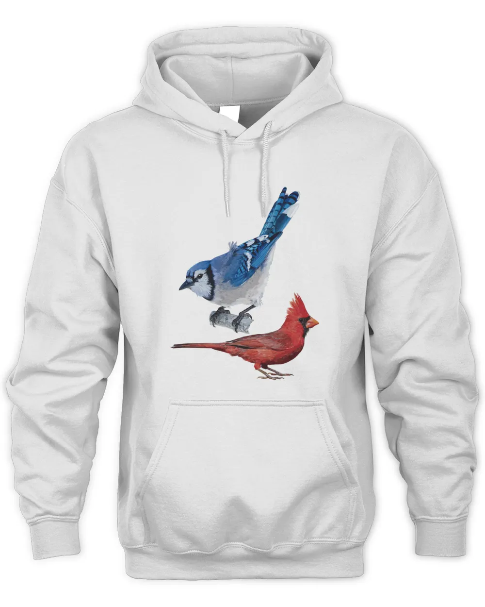 The northern cardinal and the blue jay T-Shirt