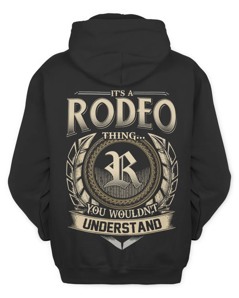 RODEO Unisex Hoodie black s
