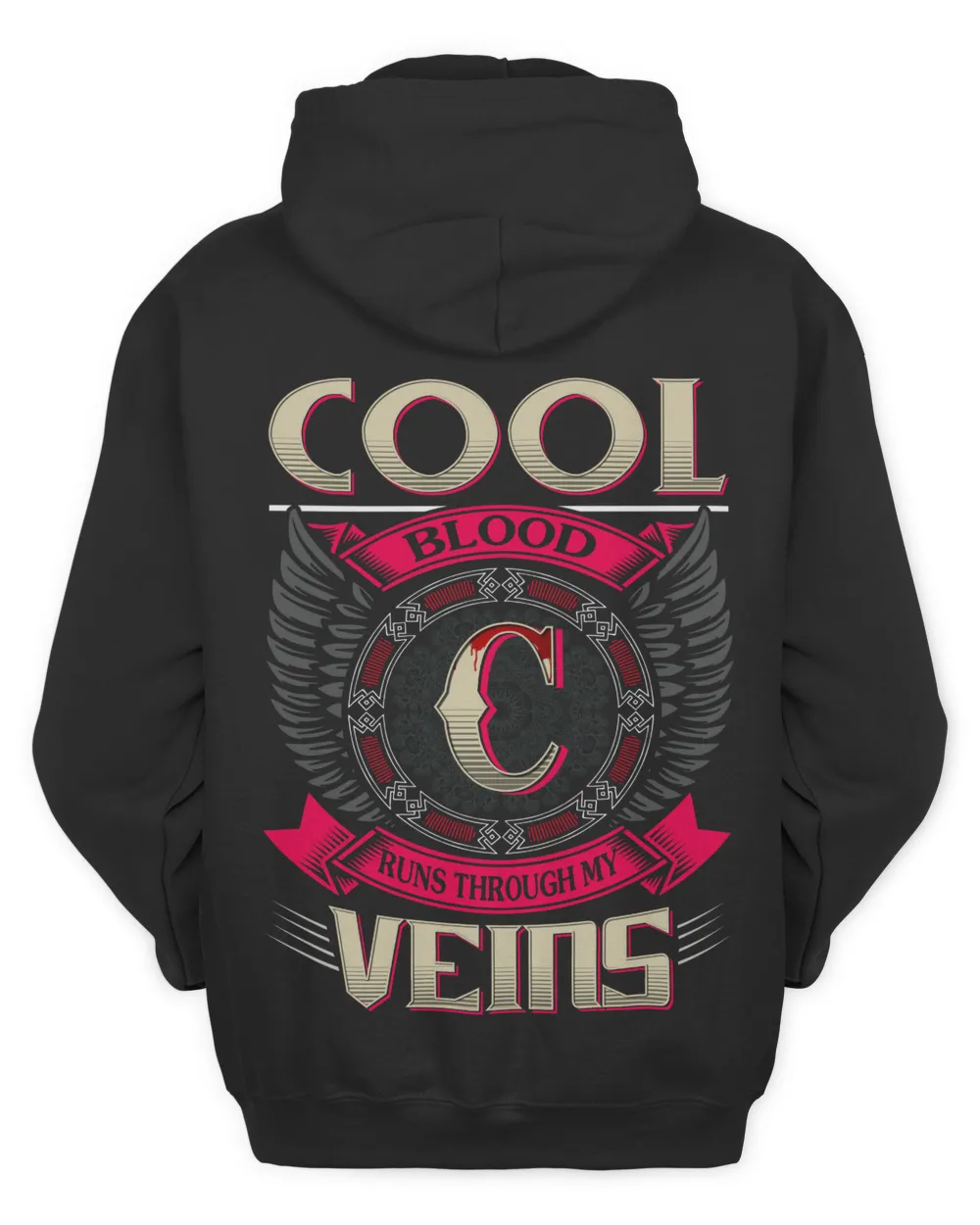 COOL Unisex Hoodie black s