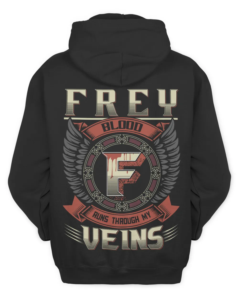 FREY BLOOD D1 Unisex Hoodie black s