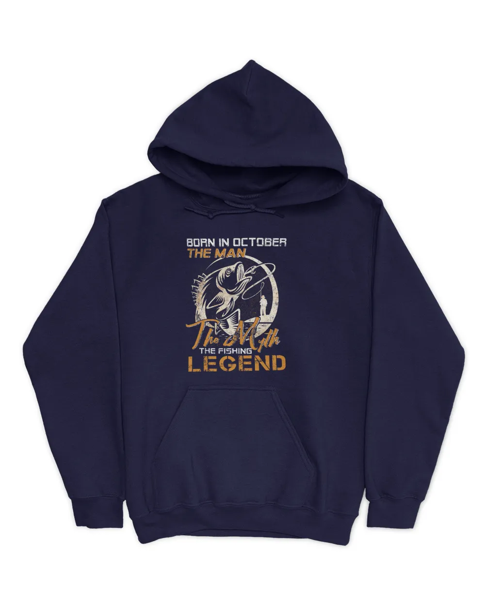 Papa-October Unisex Hoodie navy s