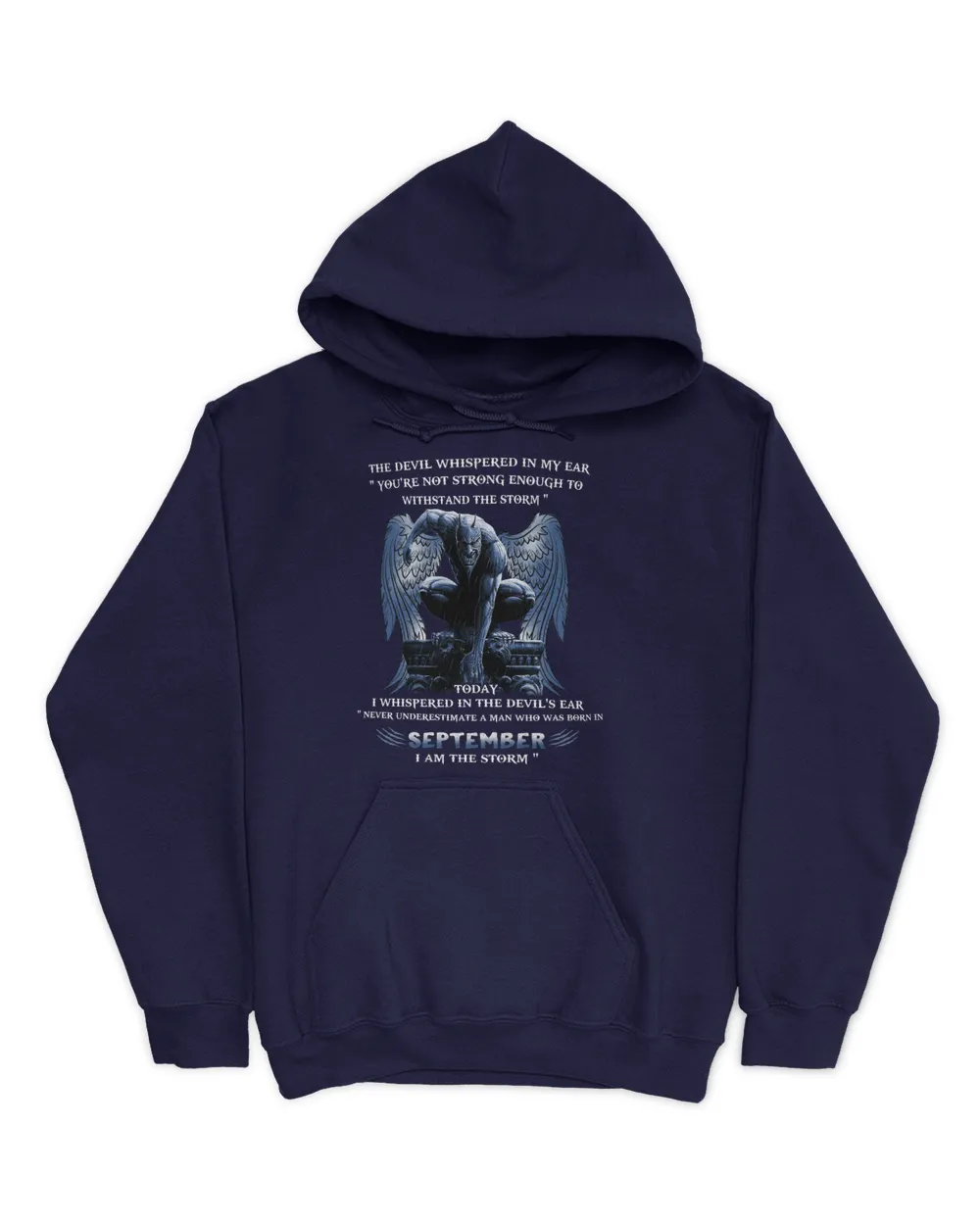 I am the storm Unisex Hoodie navy s