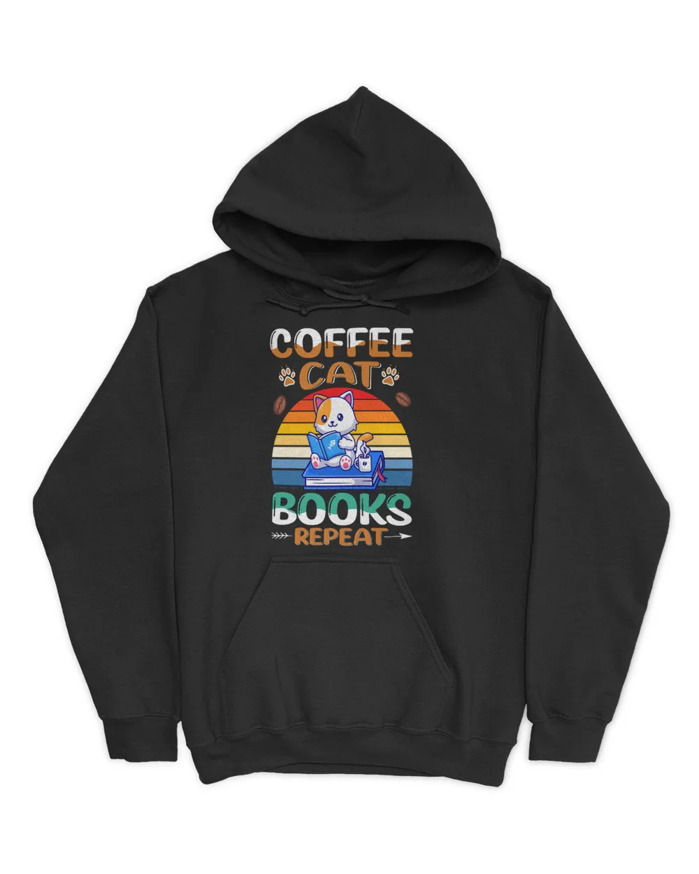 Coffee Cat Book Repeat
