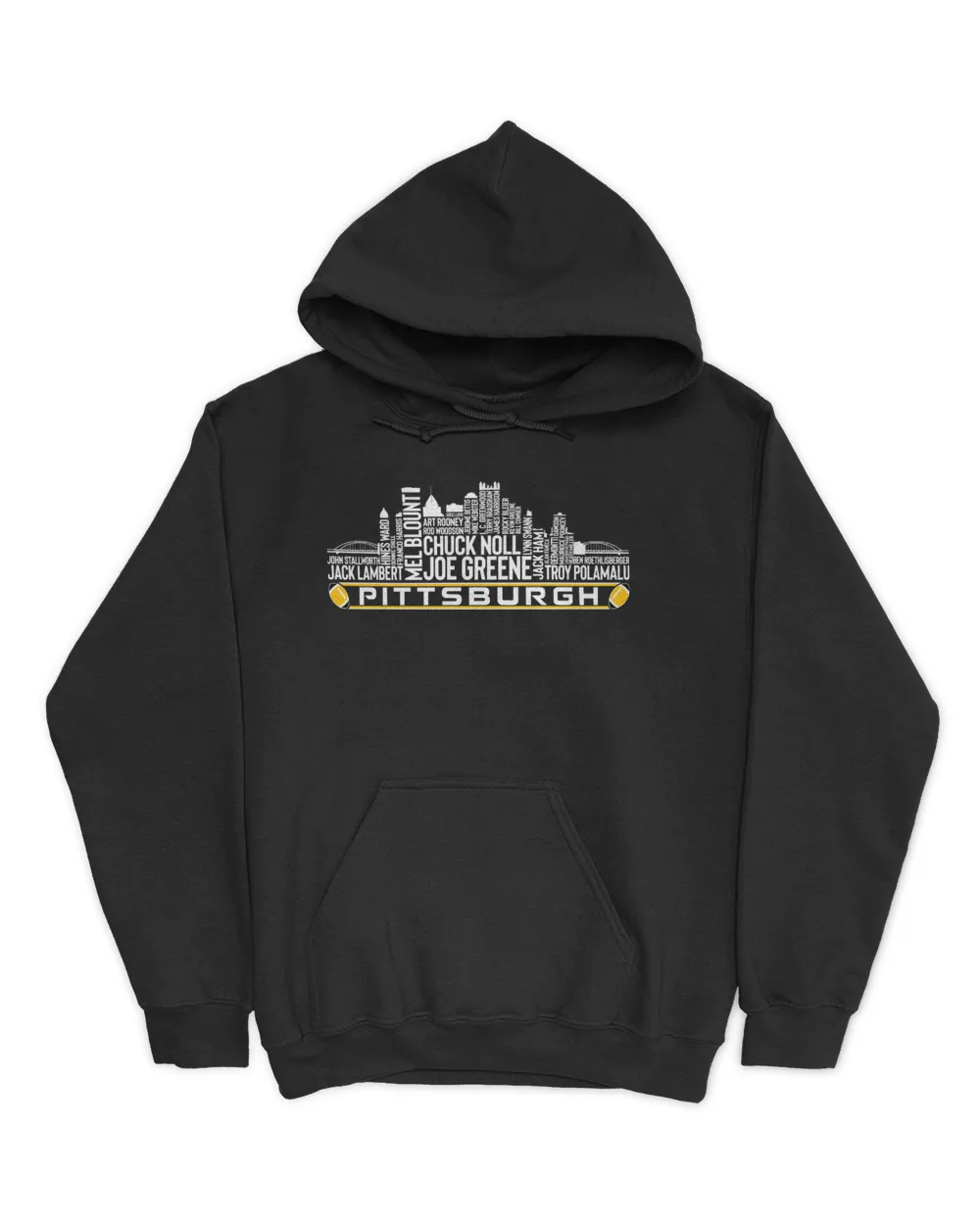 Pittsburgh Steelers Football Legends Pittsburgh City Skyline