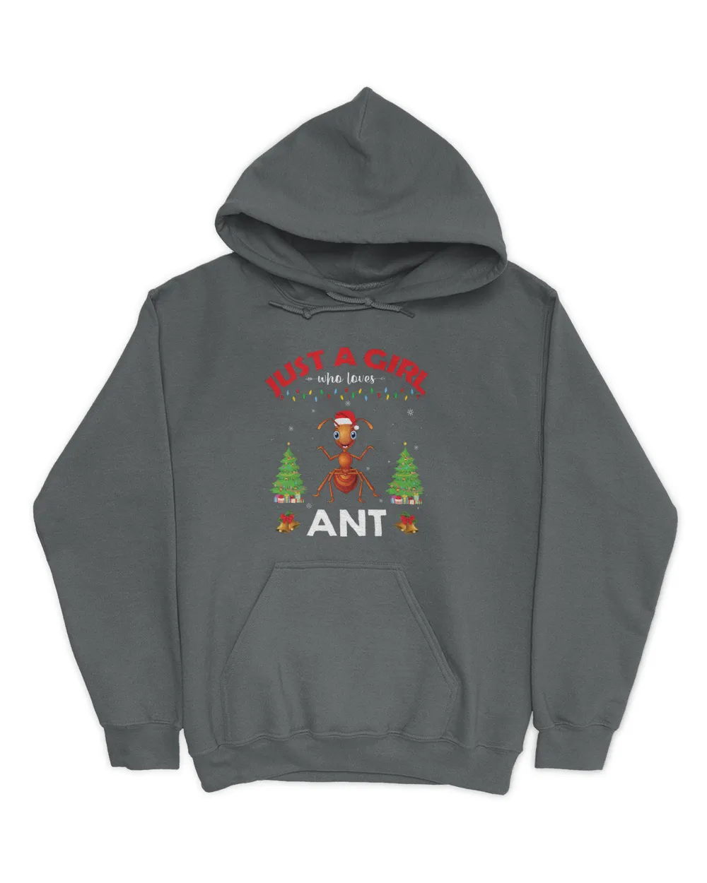 Just A Girl Who Loves Ant Funny Ugly Christmas Sweater