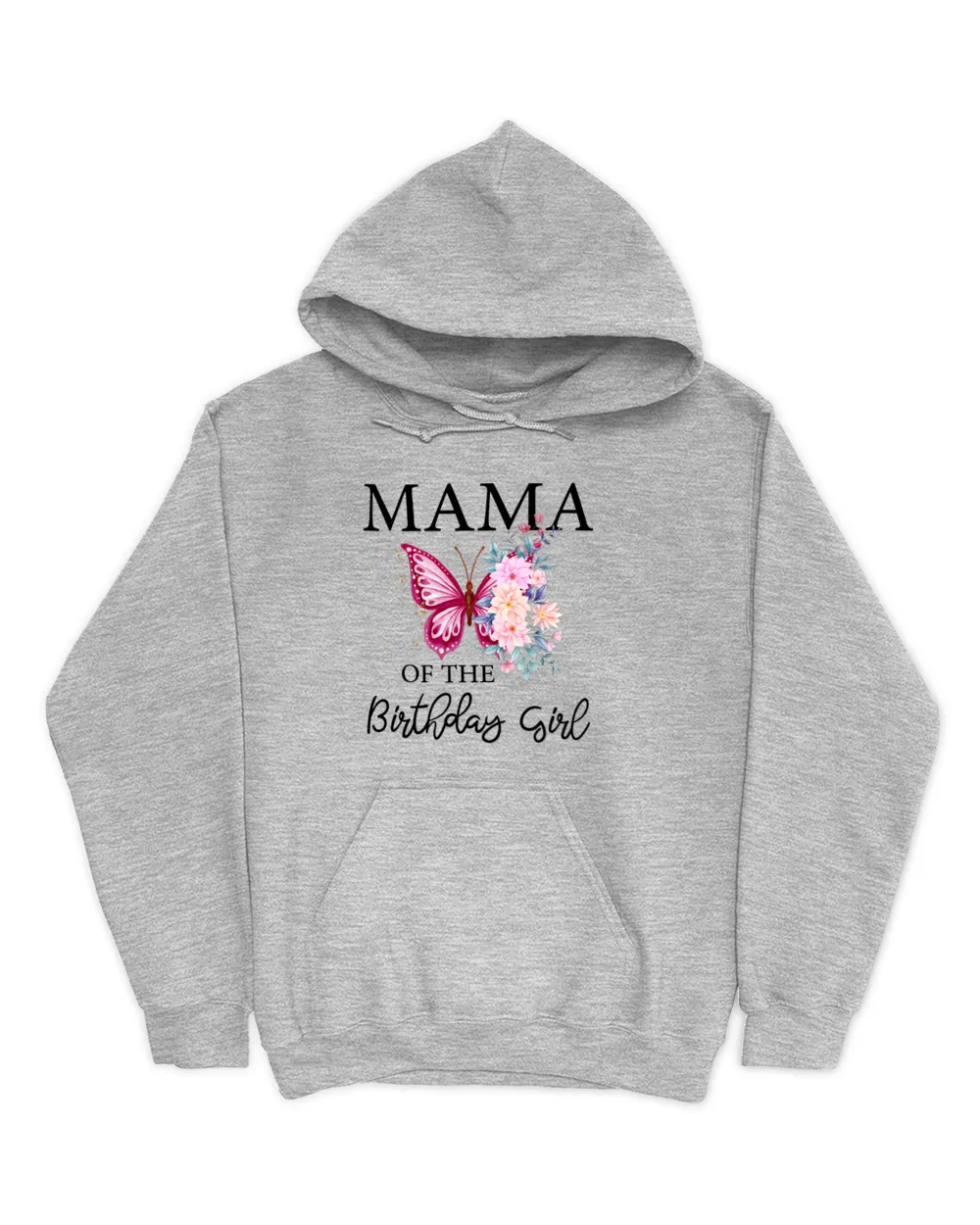 Mama 1st First Birthday Matching Family Butterfly Floral