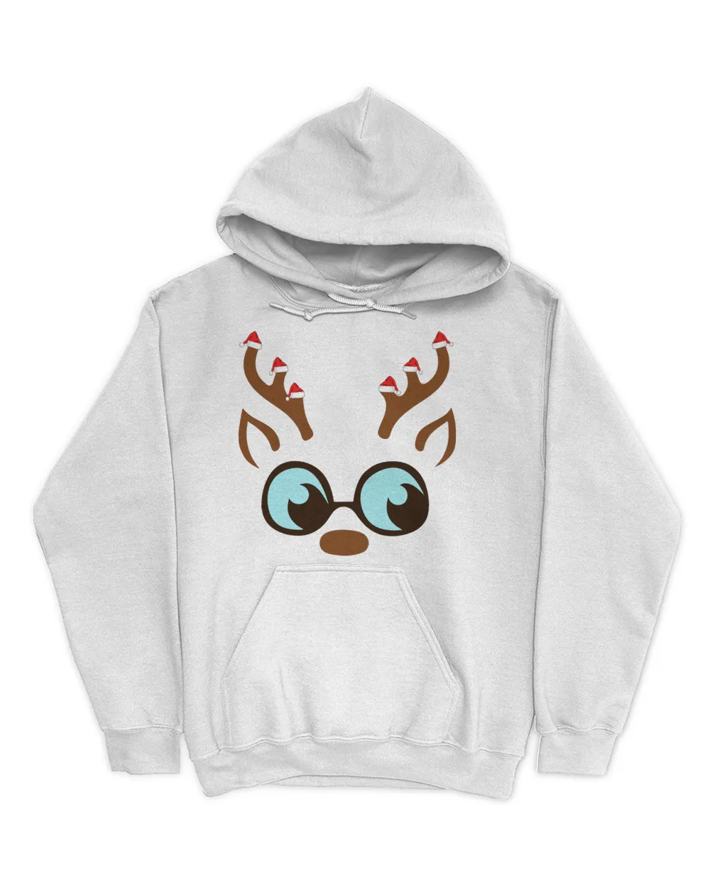 Christmas Shirt - Cute Reindeer Face, Great shirt for Christmas (7)