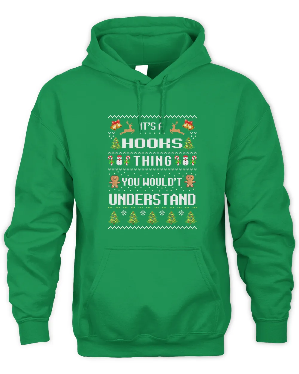 HOOKS-TP-XM17-01 Unisex Hoodie irish-green s