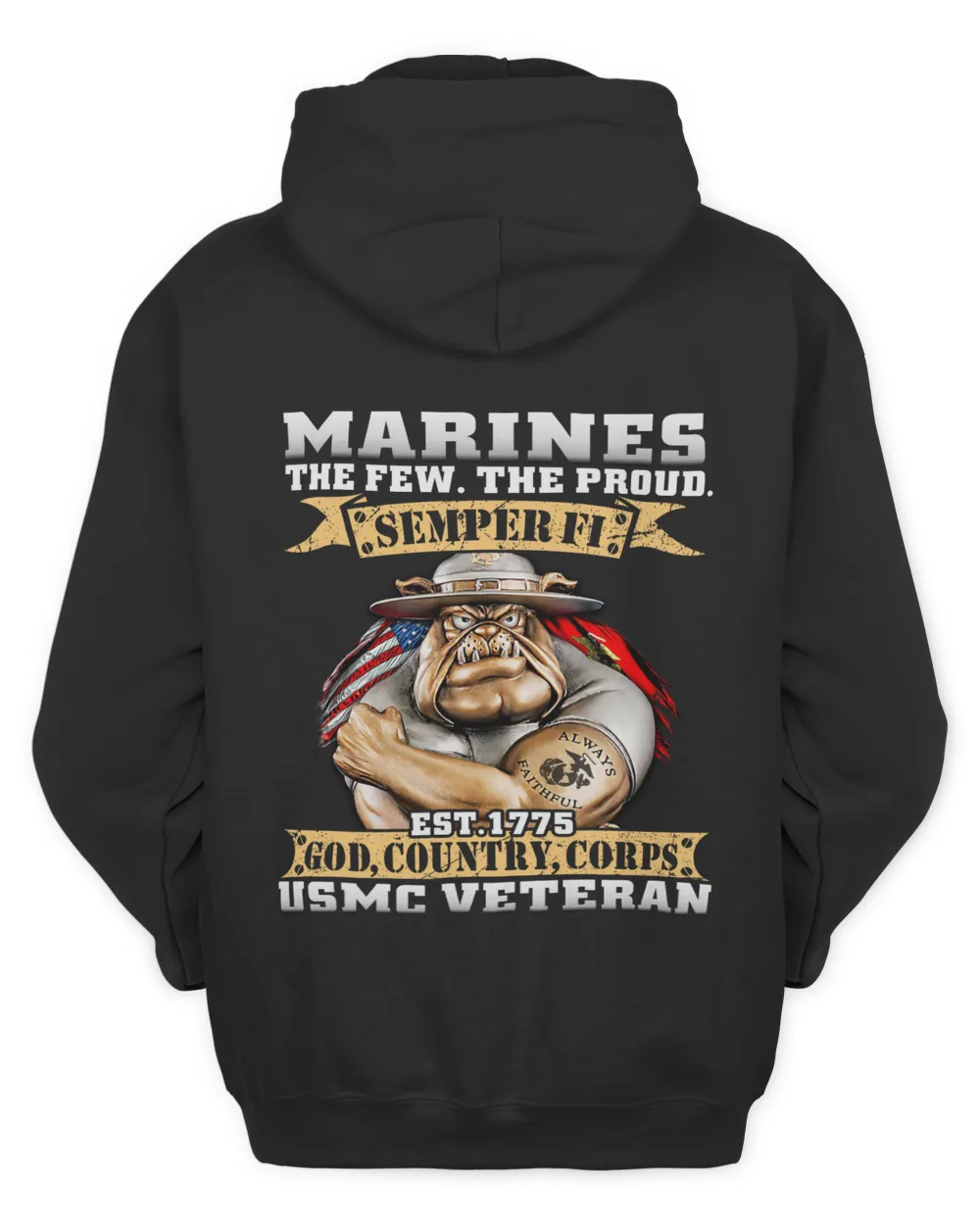 Marines The Few The Proud, USMC Veterans (Back)