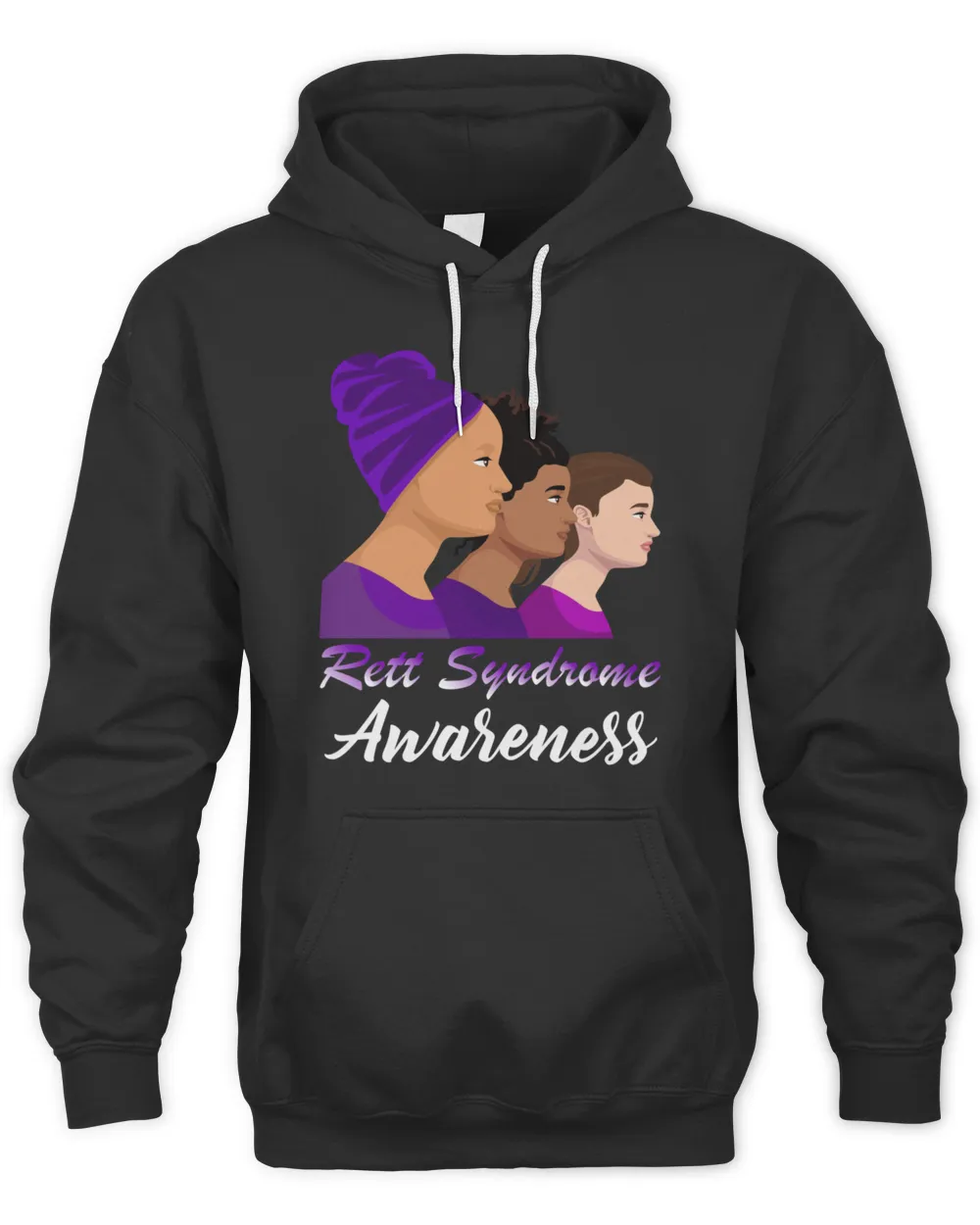 Rett Syndrome Awareness  Purple Women  Purple Ribbon  Rett Syndrome  Rett Syndrome Awareness1805 T-Shirt