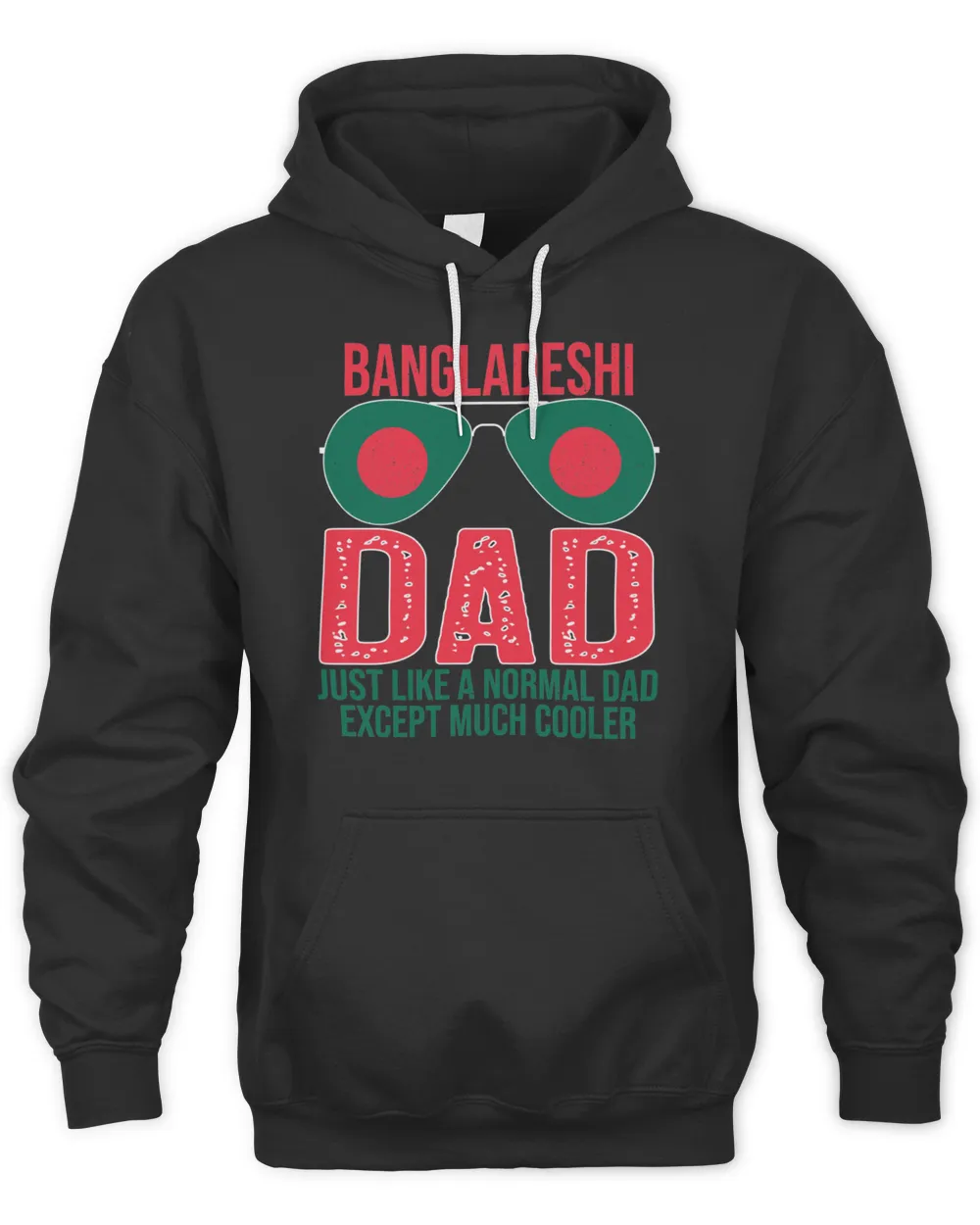 Official Bangladeshi Dad Bangladesh Flag Sunglasses Fathers Day1088  T-Shirt