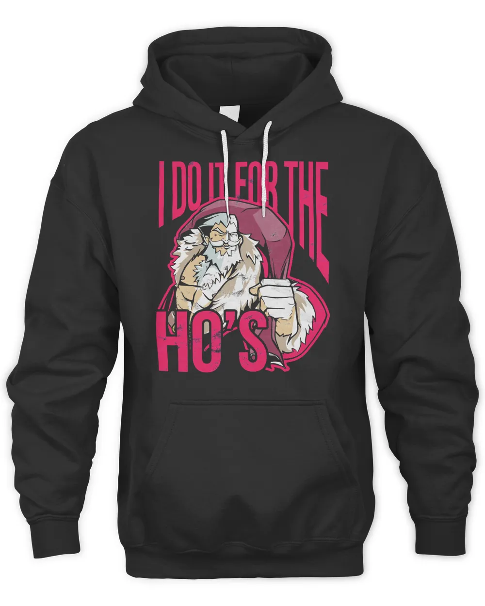 Santa Claus I Do It for the Hos Christmas T-Shirt