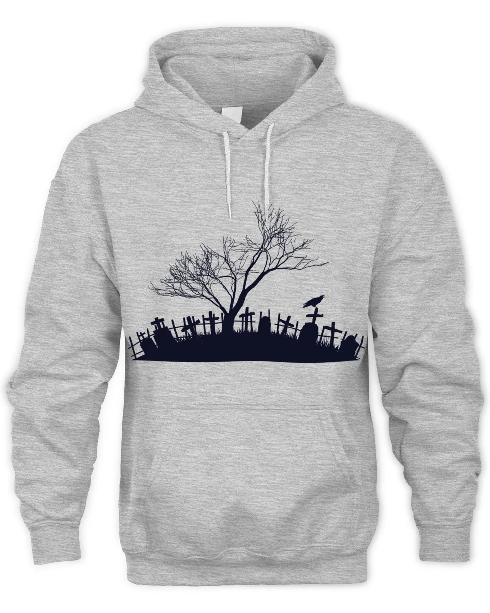 Spooky Cemetery t shirt hoodie sweater