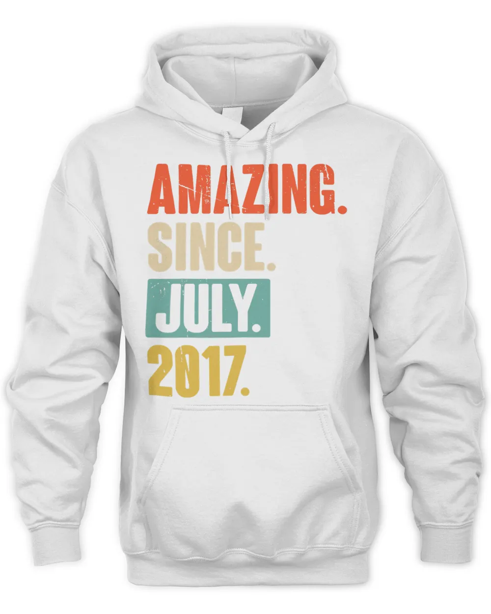 Amazing Since July 2017 - 5 Year Old 5th Birthday Gift T-Shirt