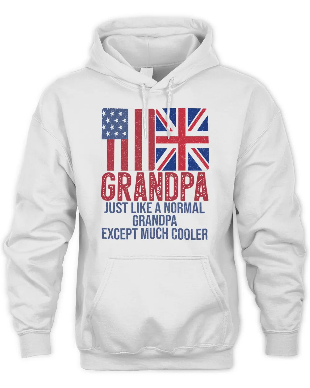 Official American British Flag For United Kingdom Grandpa2166  T-Shirt