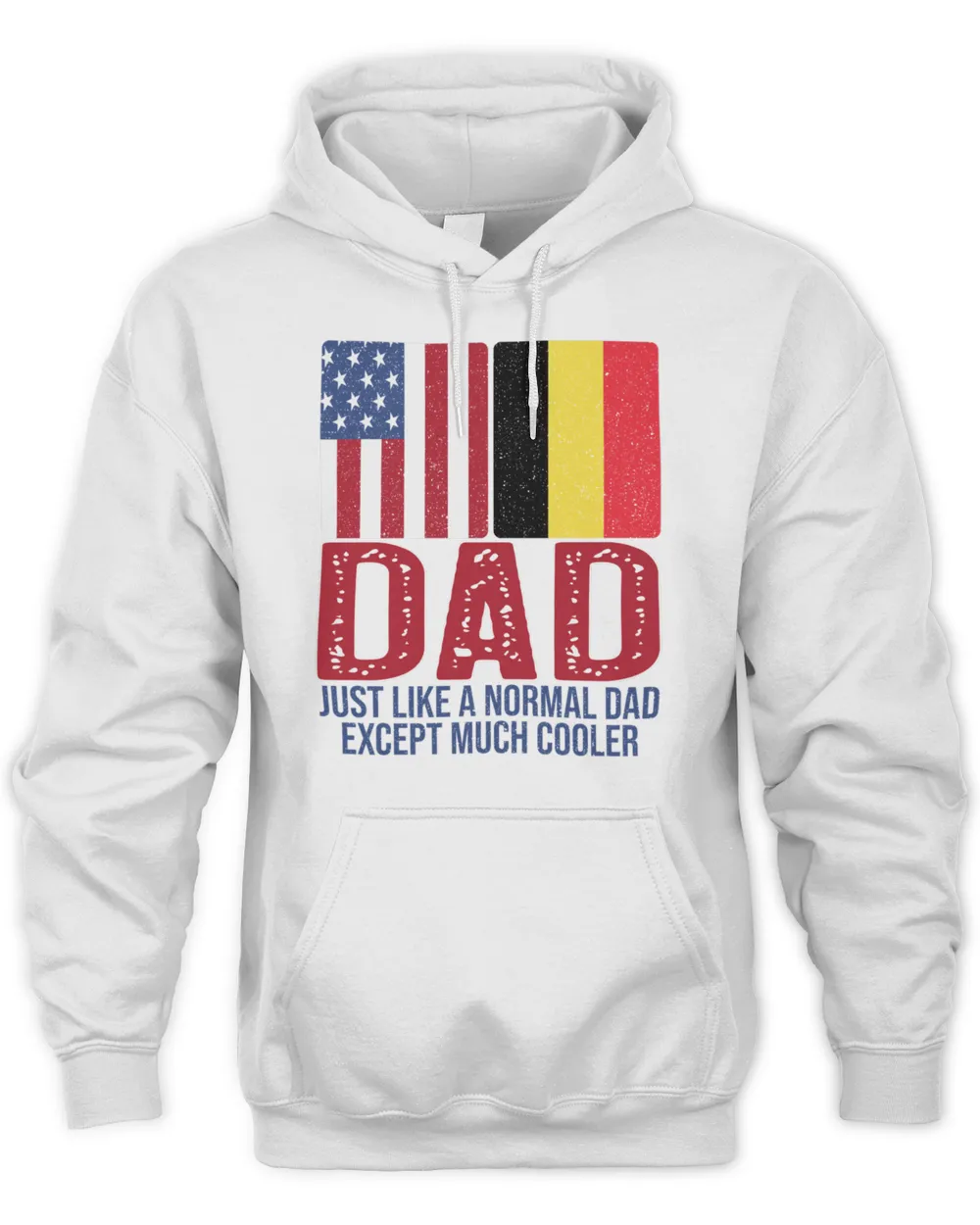 Official American Belgian Flag For Belgium Dad1211  T-Shirt