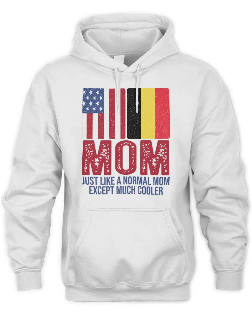 Official American Belgian Flag For Belgium Mom2427  T-Shirt