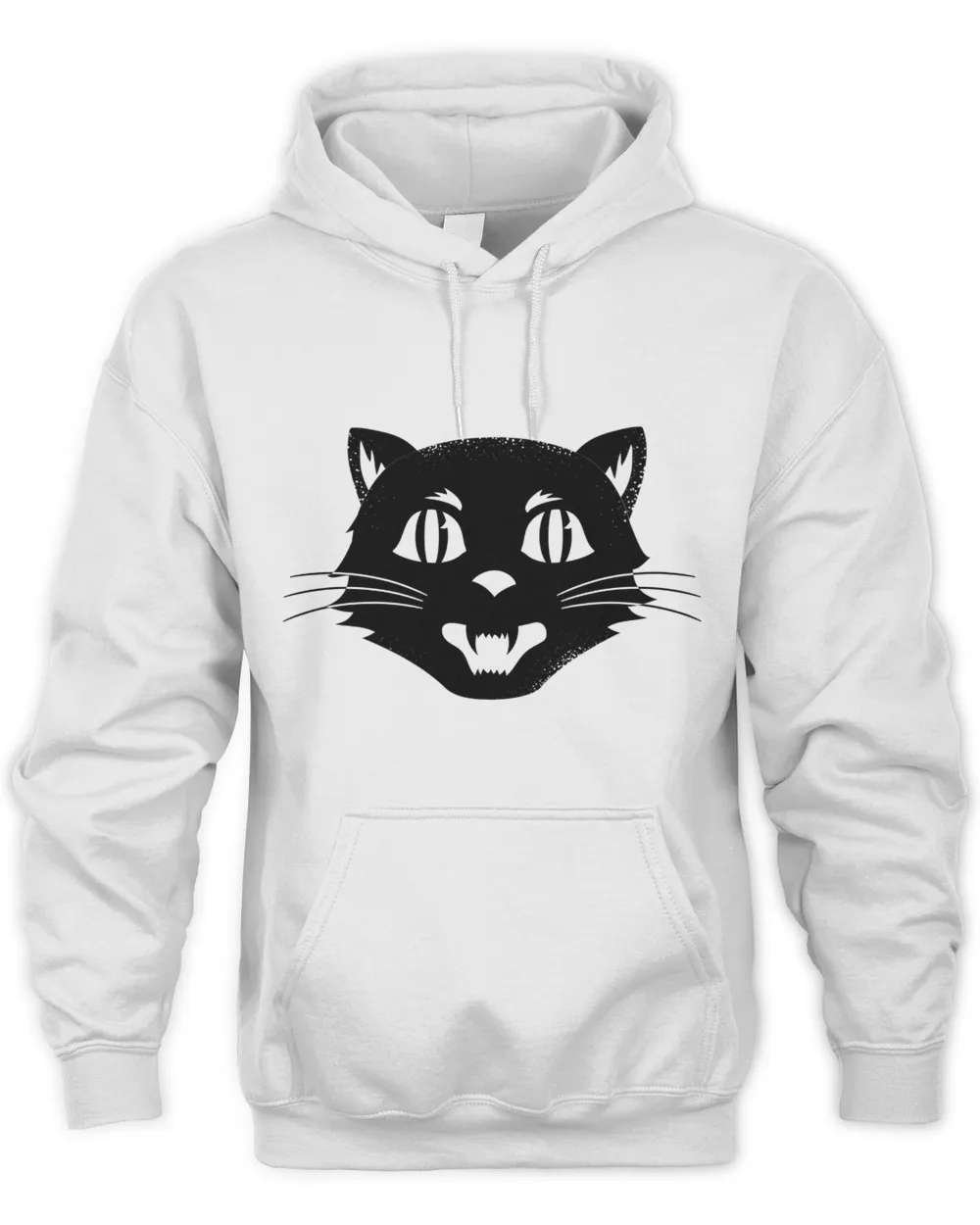 Vintage Halloween Cat black t shirt hoodie sweater