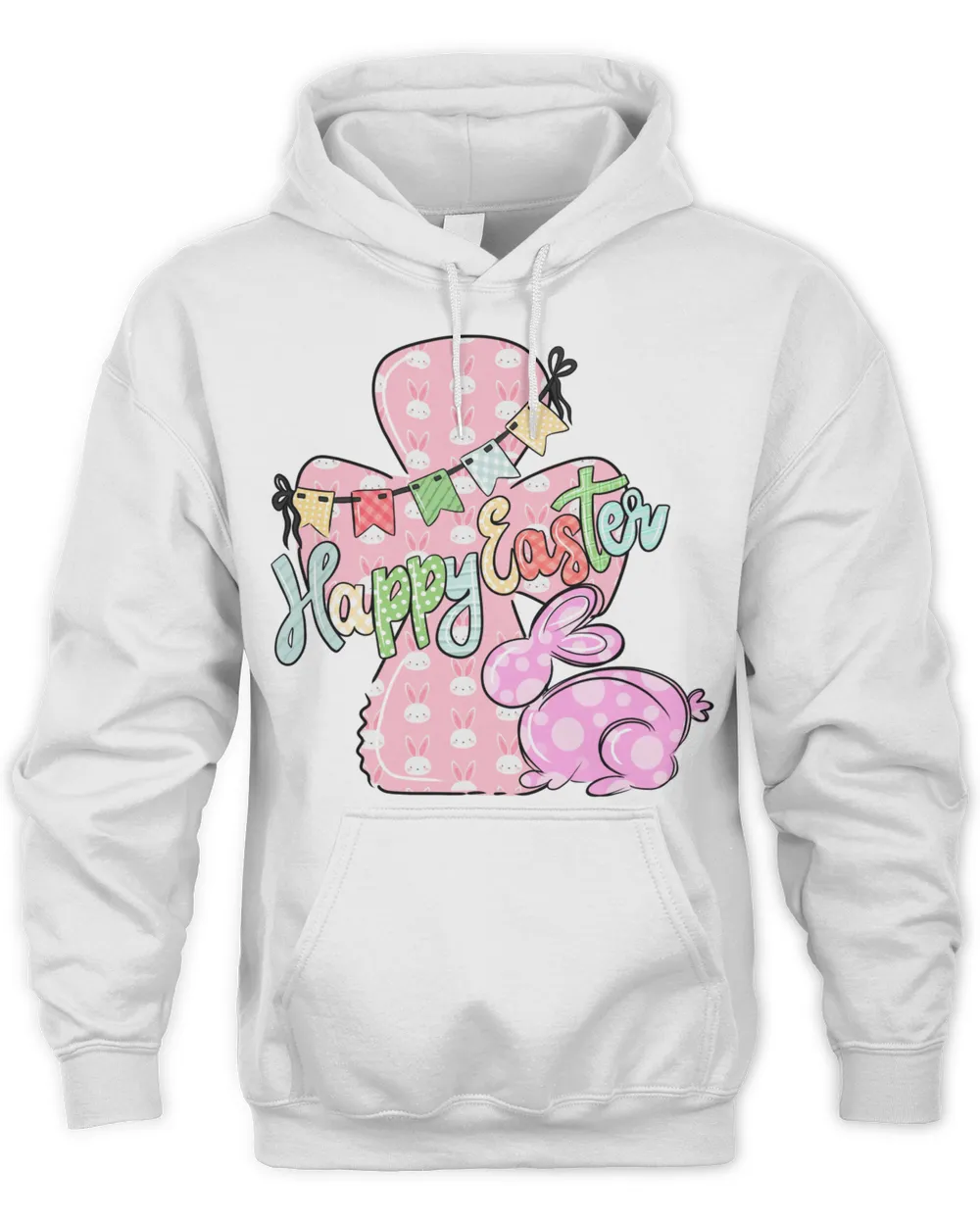 Happy Easter Jesus Unisex Hoodie white s
