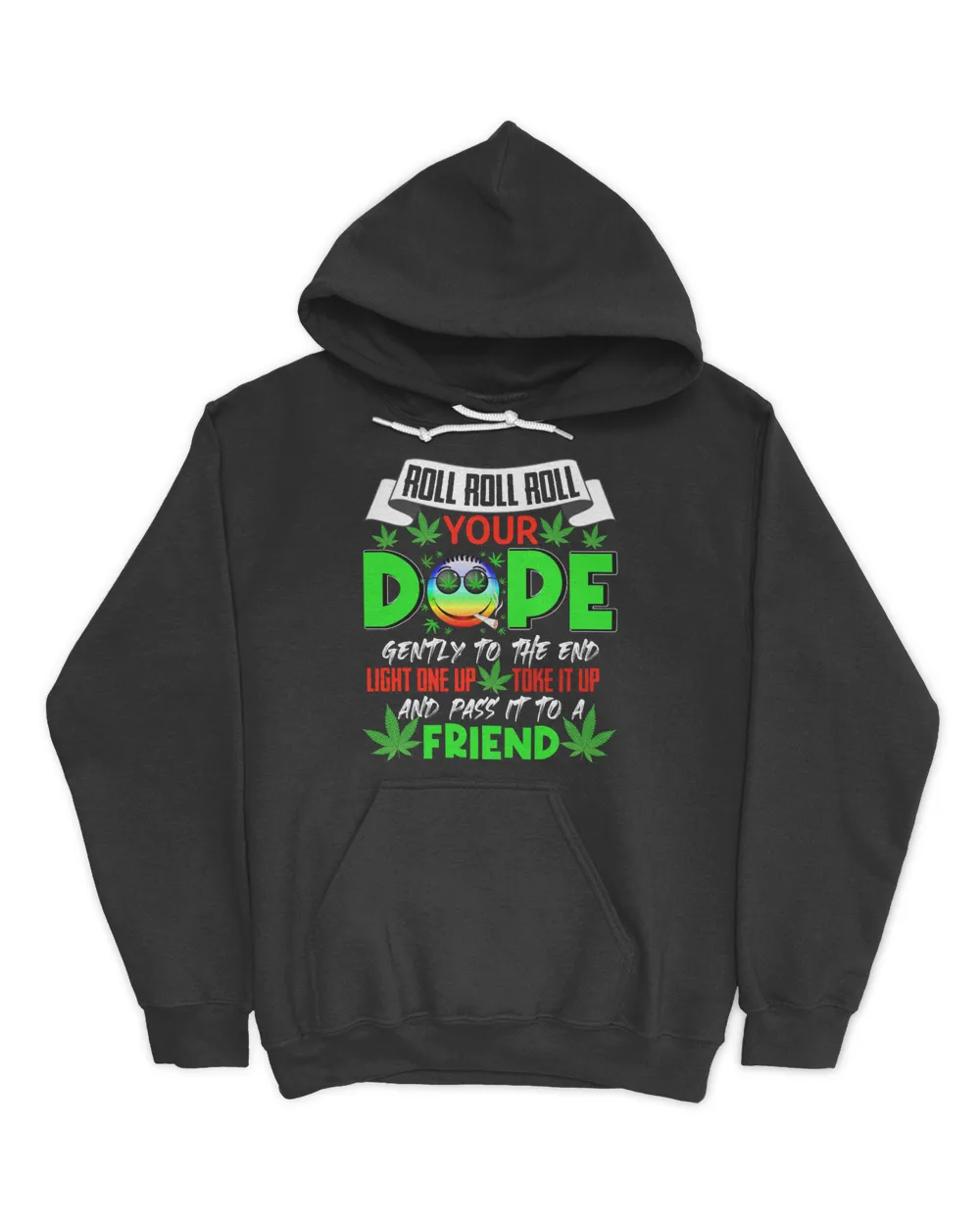 RD Funny Weed Pot Lover Roll Joint Friend Smoking Marijuana T-Shirt