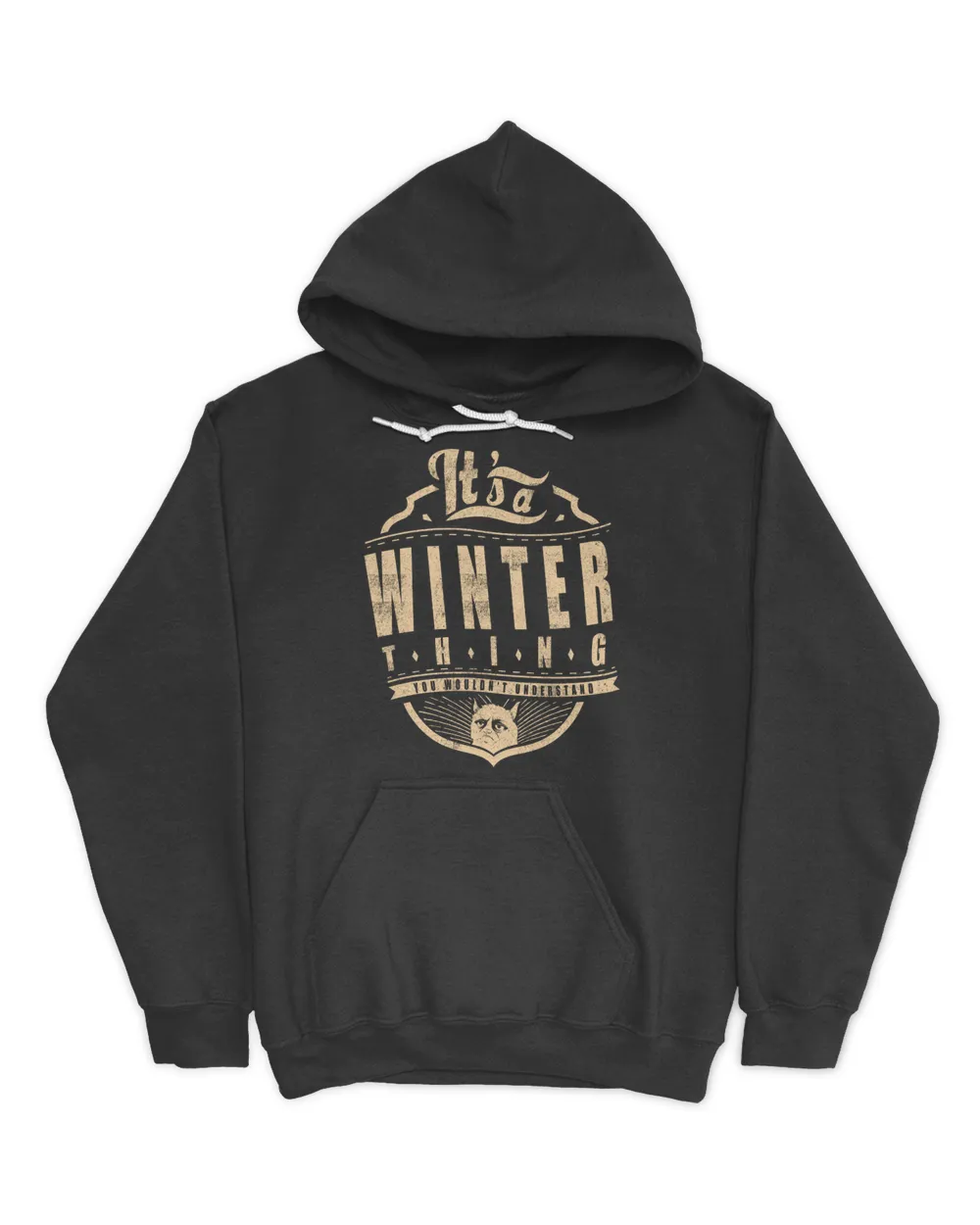 WINTER THINGS D4 Unisex Hoodie black s