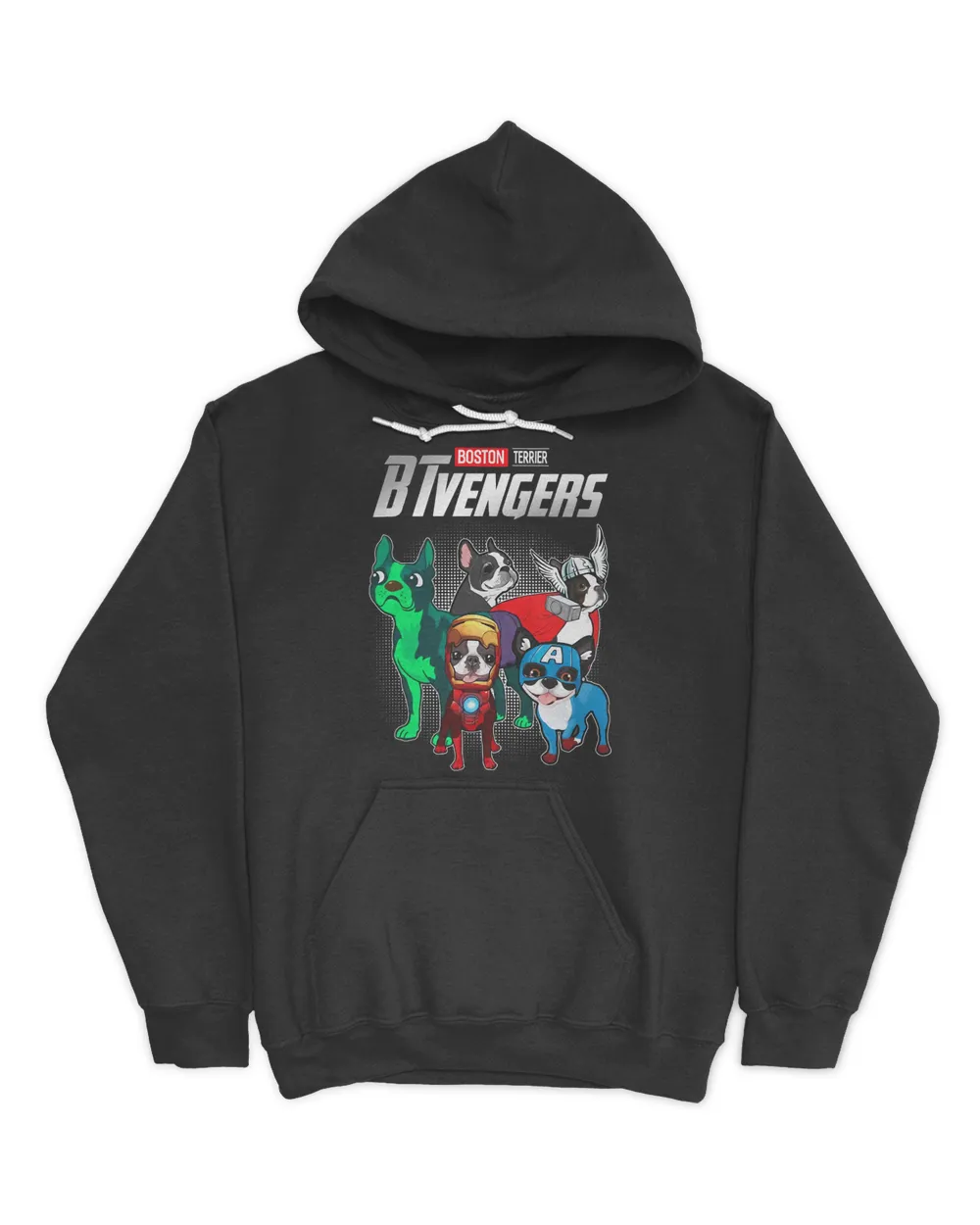 BTvengers Funny Boston Terrier Dog Lover T Shirt T Shirt
