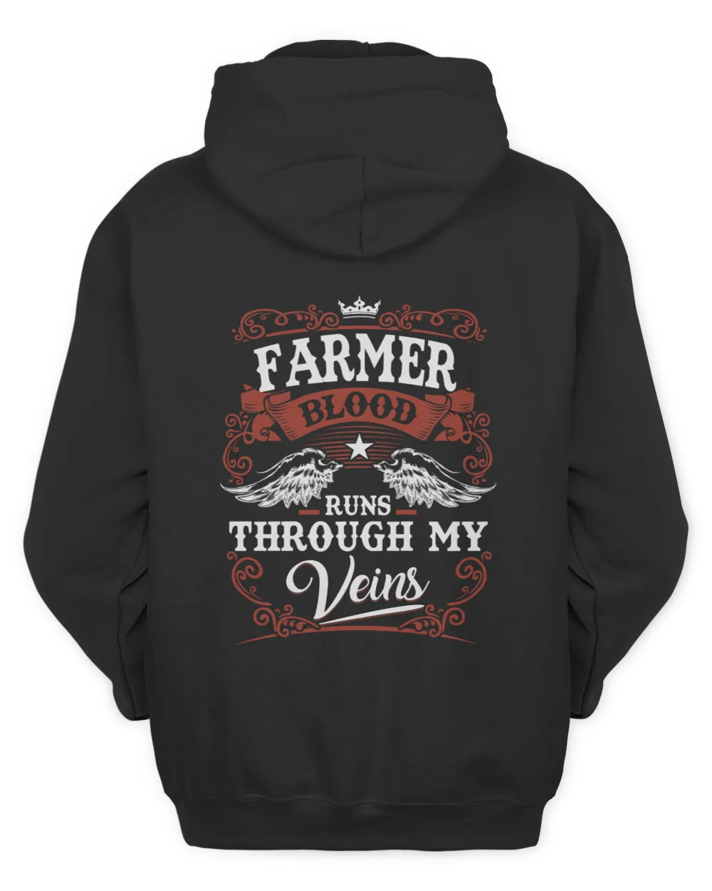 FARMER Unisex Hoodie black s