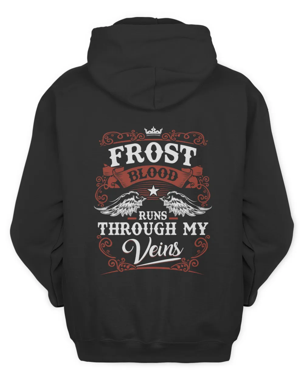 FROST Unisex Hoodie black s
