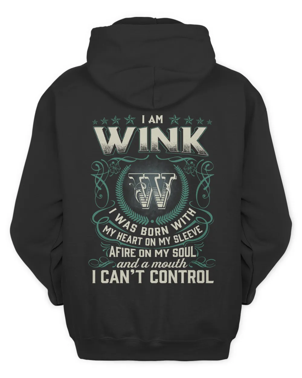 WINK Unisex Hoodie black s