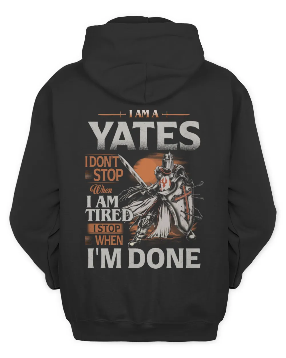 YATES Unisex Hoodie black s