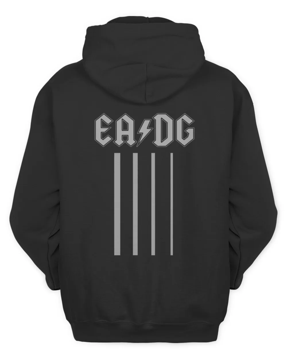 EADG 4-String Bass Tuner Unisex Hoodie black s