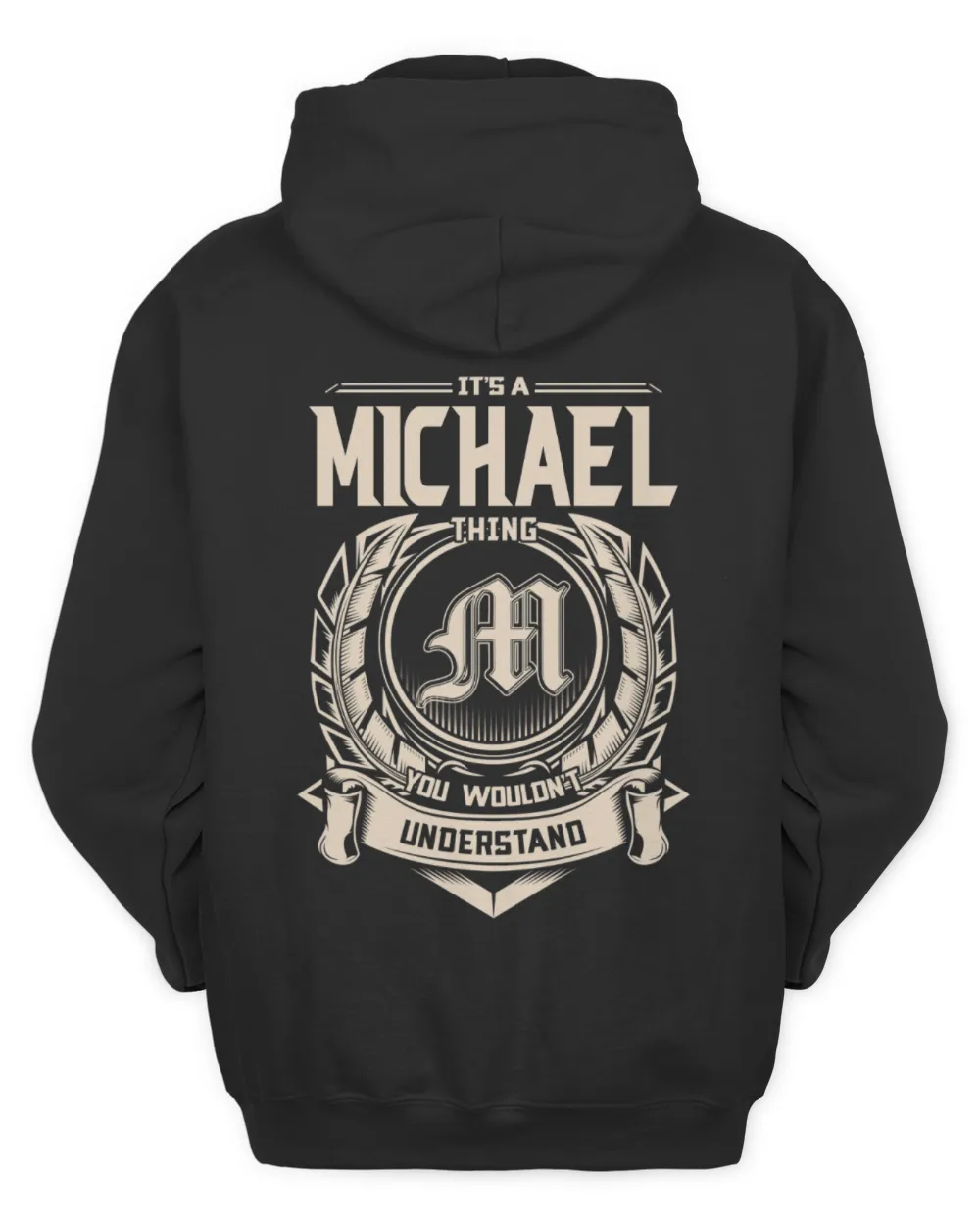 USL-99-Michael Unisex Hoodie black s