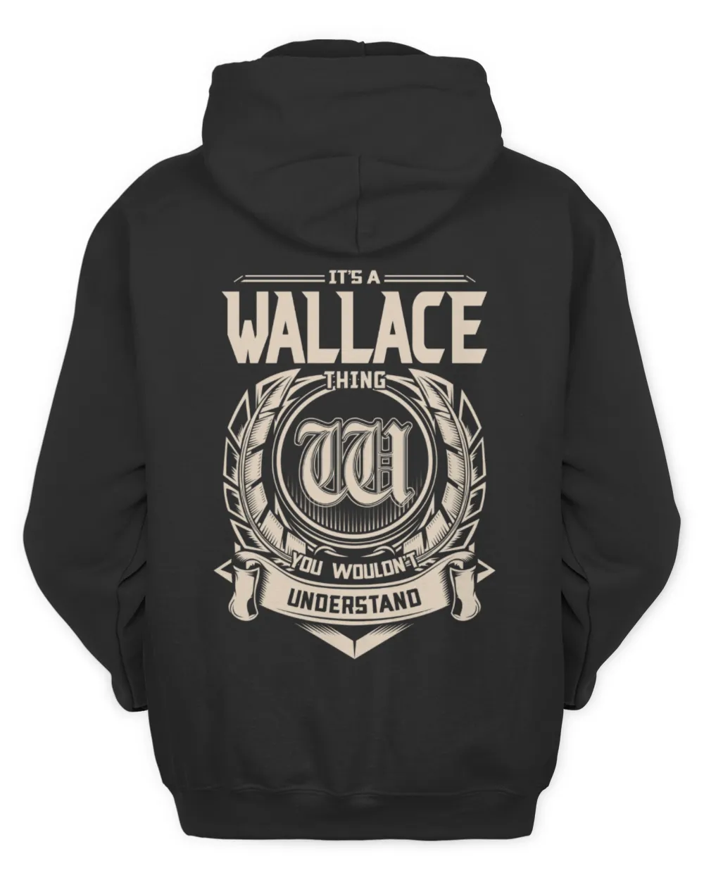 USL-99-Wallace Unisex Hoodie black s
