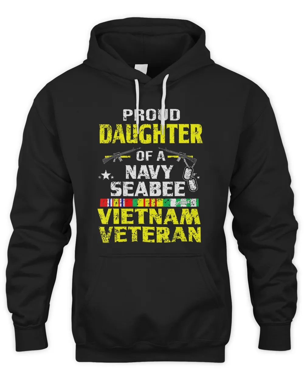 A Daughter Of A Navy Seabee Vietnam Veteran Proud T-Shirt